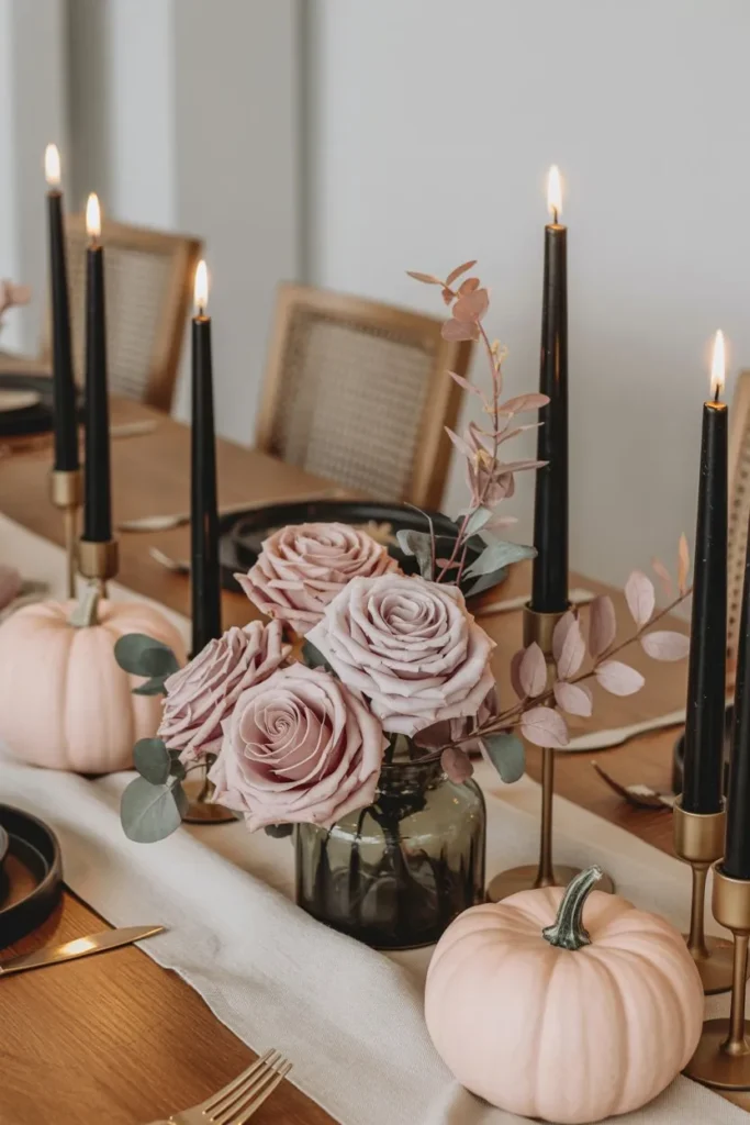 Pink Halloween Centerpiece