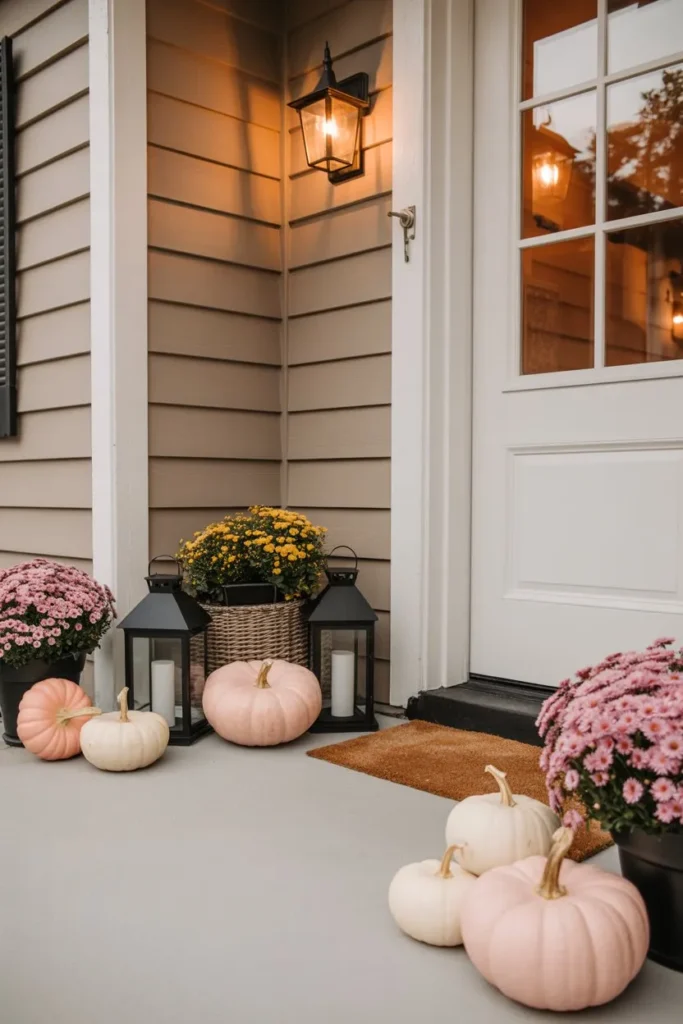 Pink Pumpkin Porch