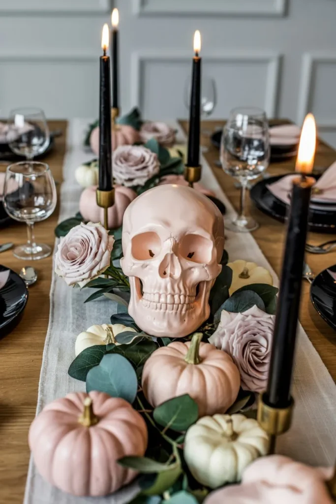 Pink Skull Centerpiece