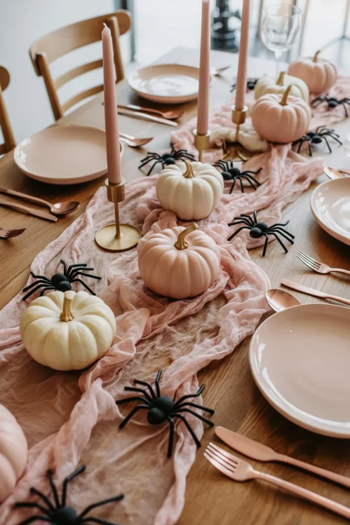 Pink Spiderweb Runner