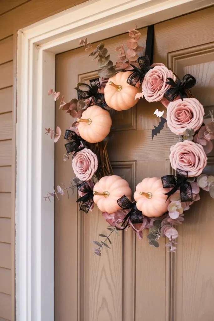 Rose Pink Door Decor