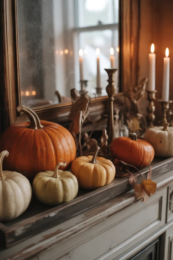 Vintage Pumpkin Display