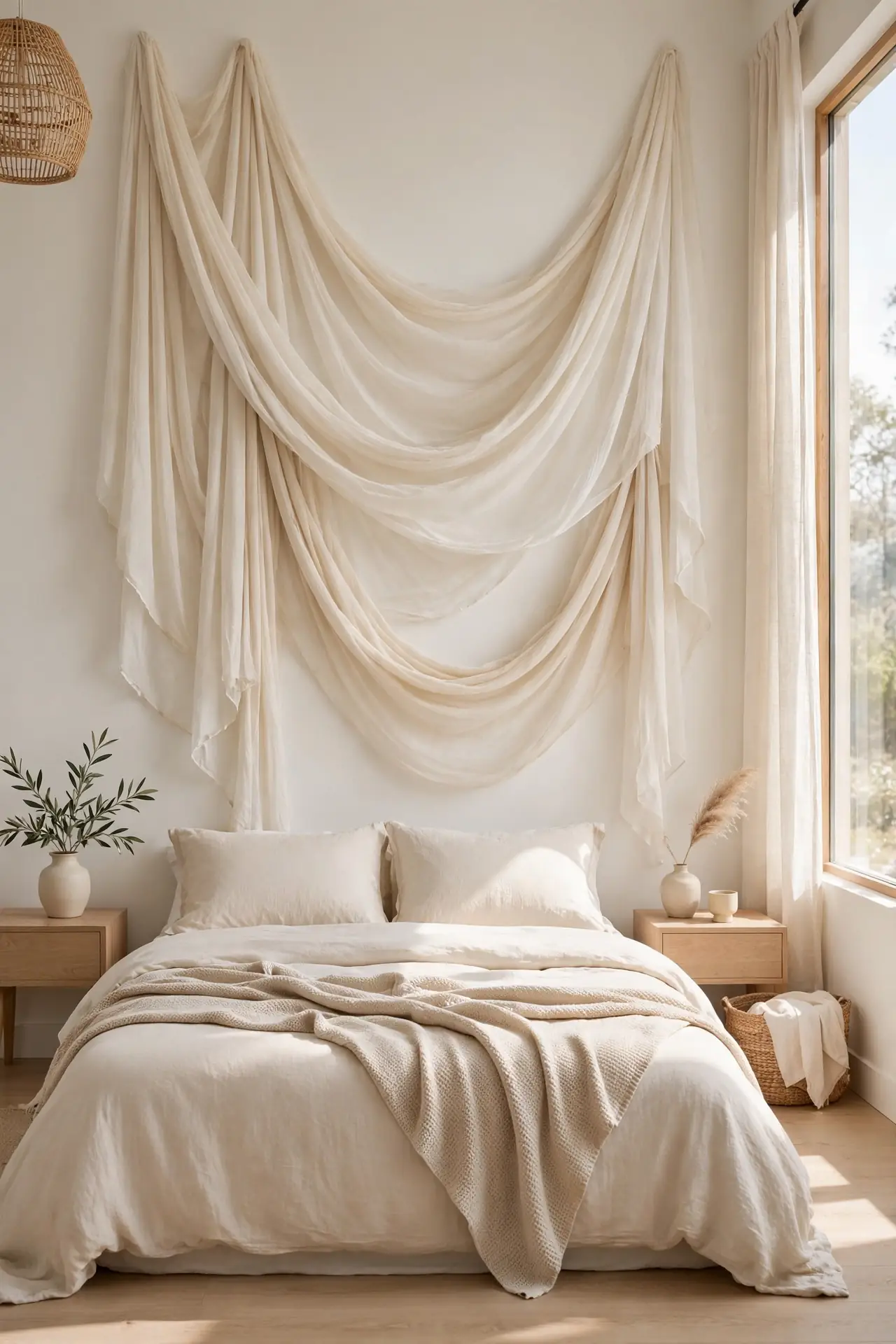 Scarf Drape Wall