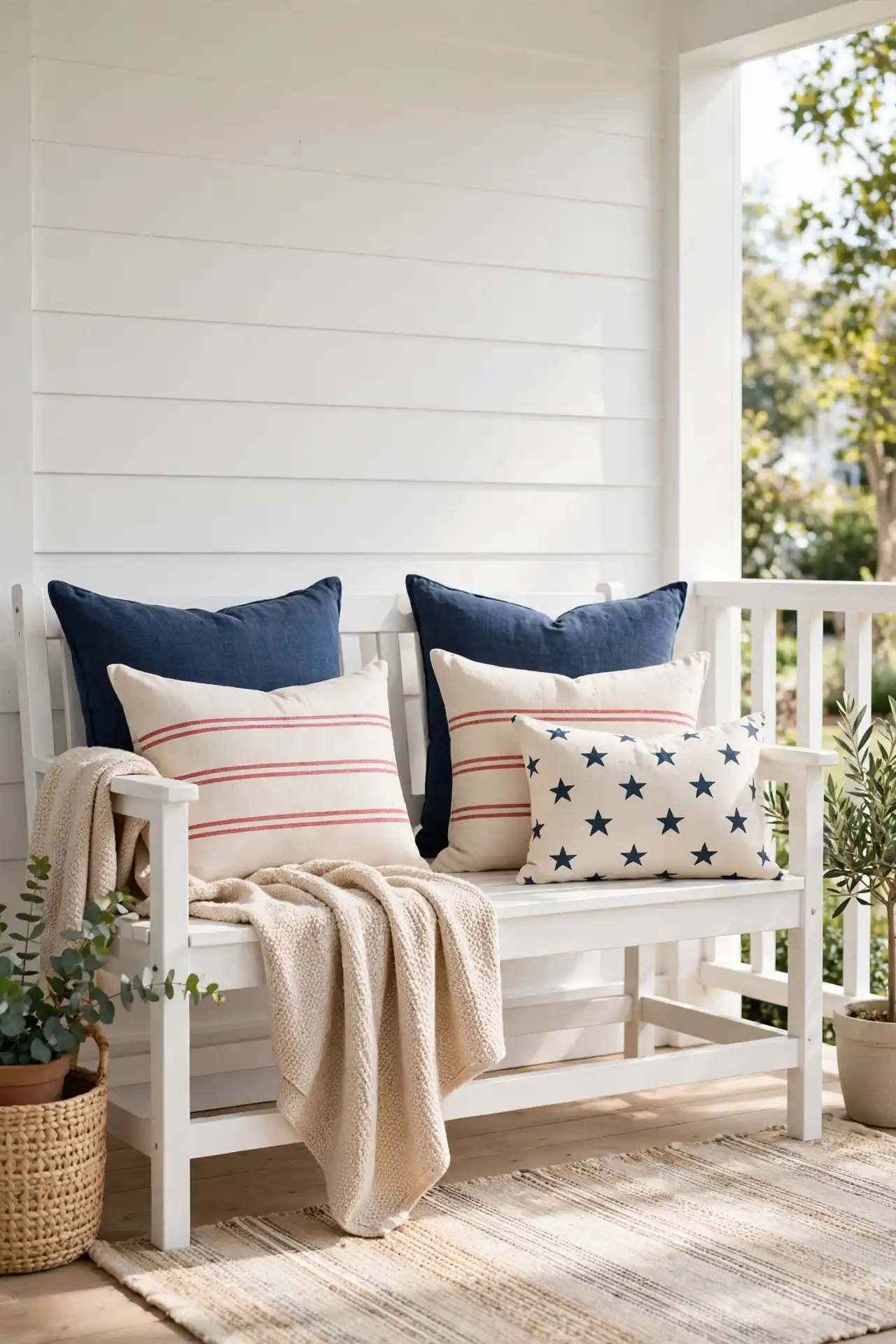Porch Pillow Layers
