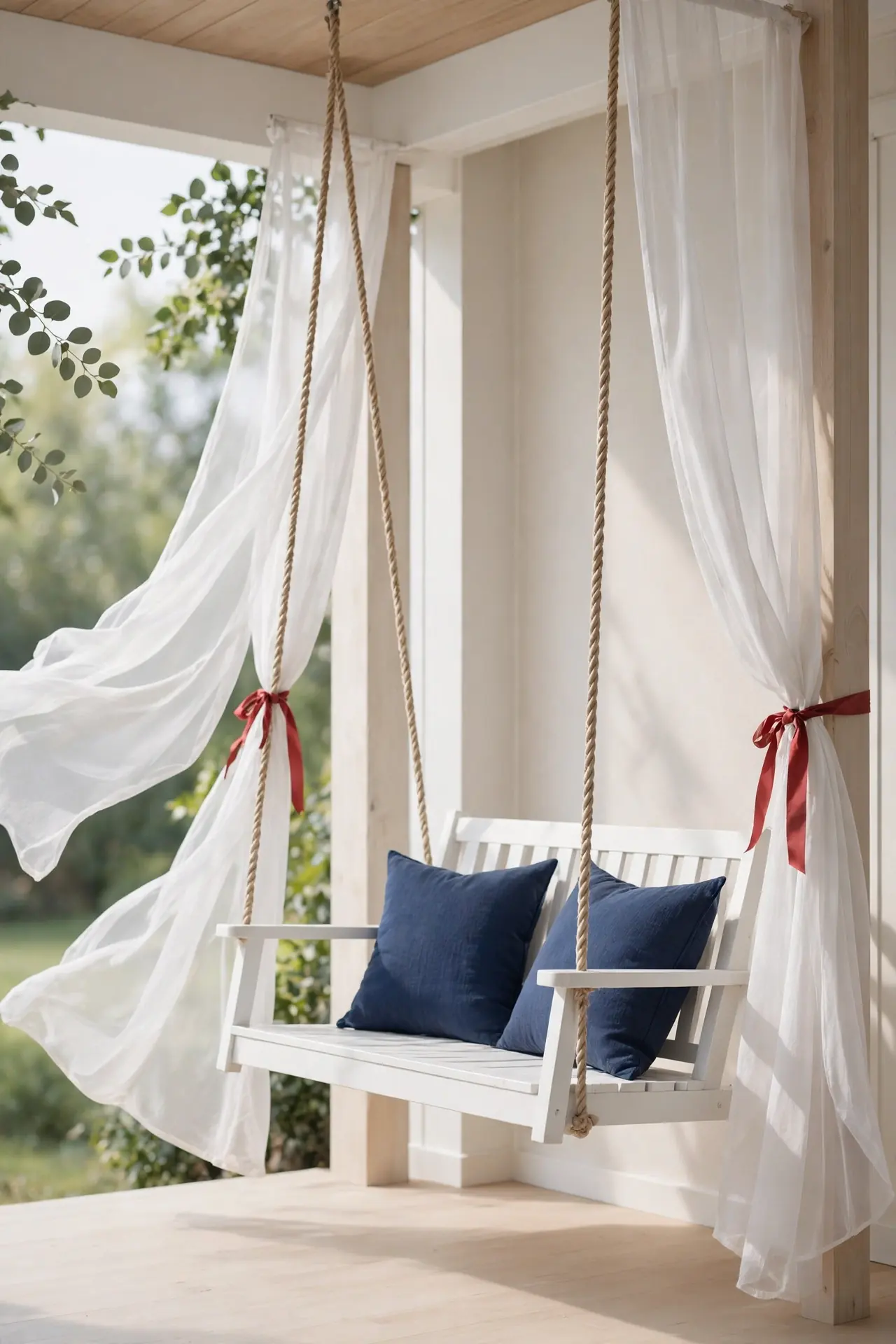Porch Swing Drapes