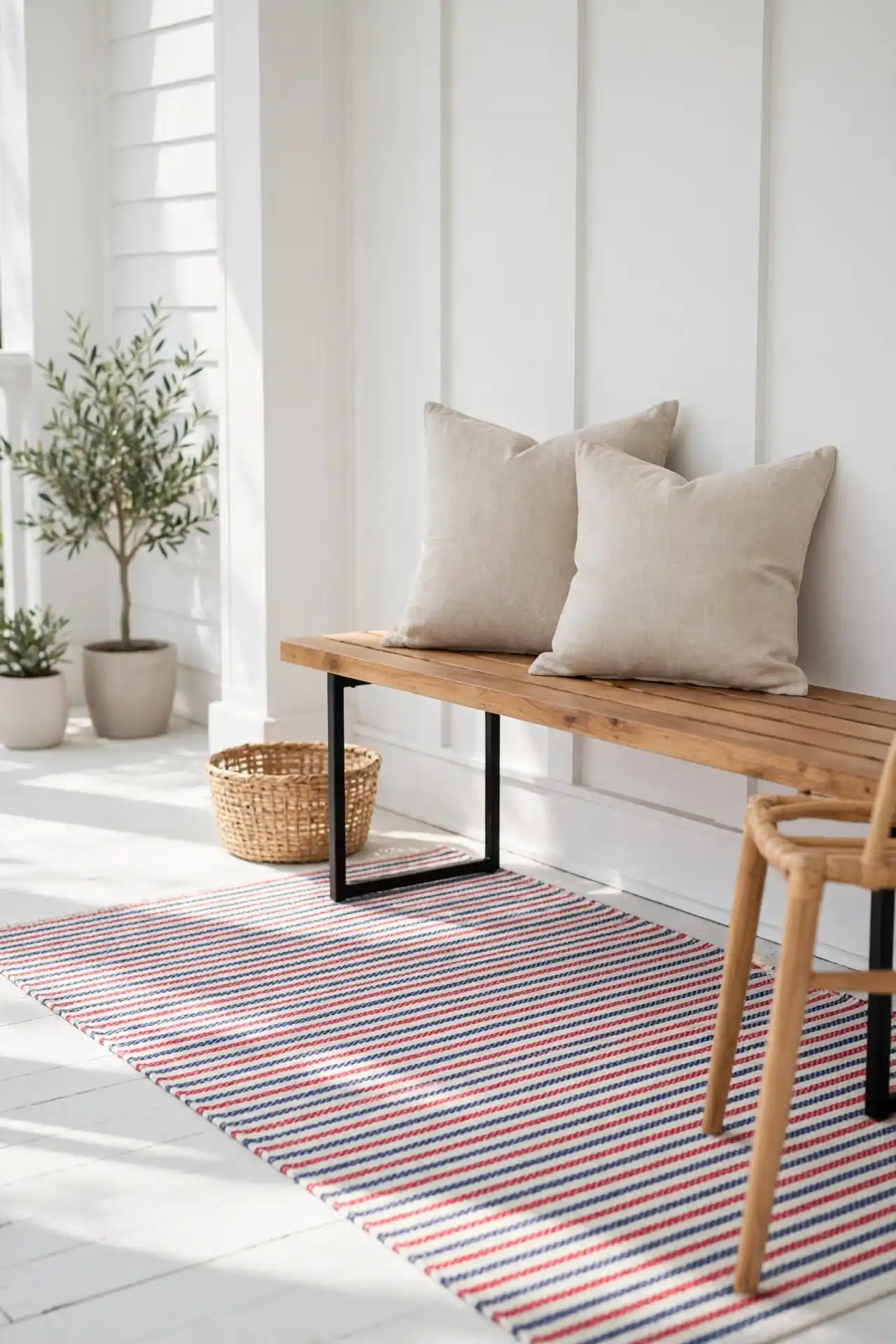 Striped Outdoor Rug