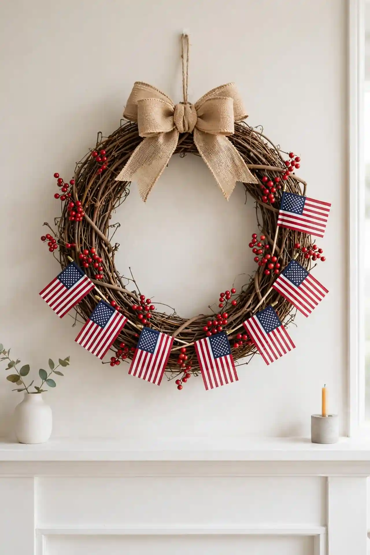 21. Flag Bunting Drape