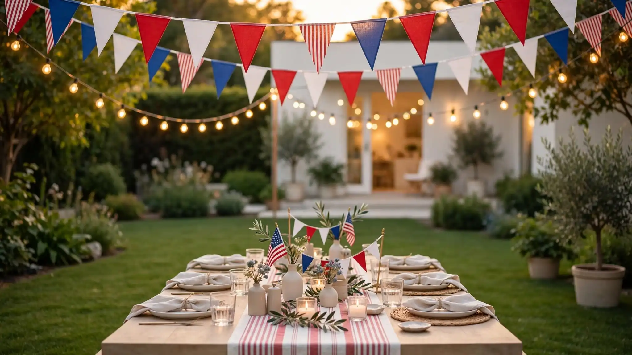 4th of july outdoor decorations