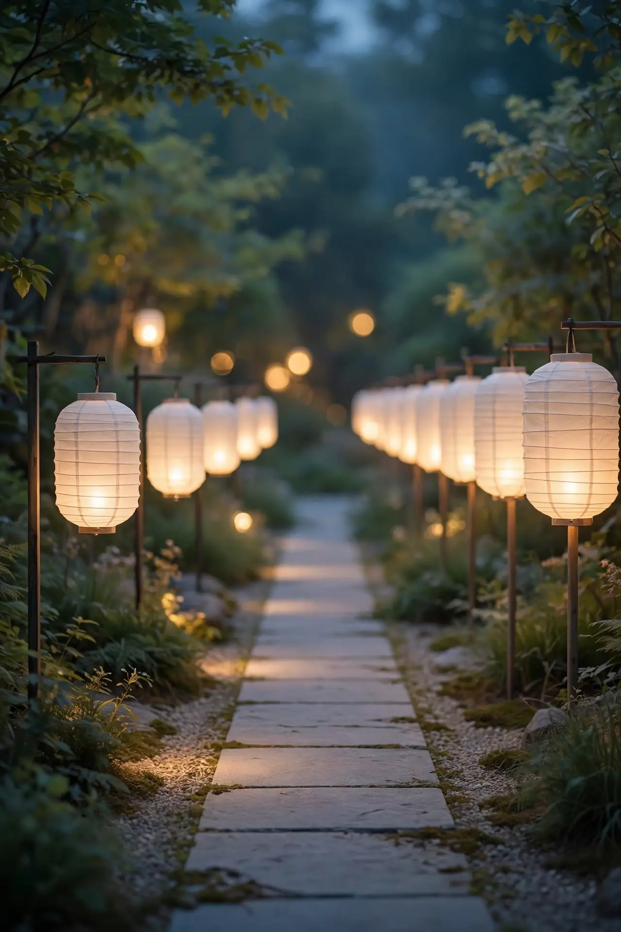 Lantern Pathway Glow
