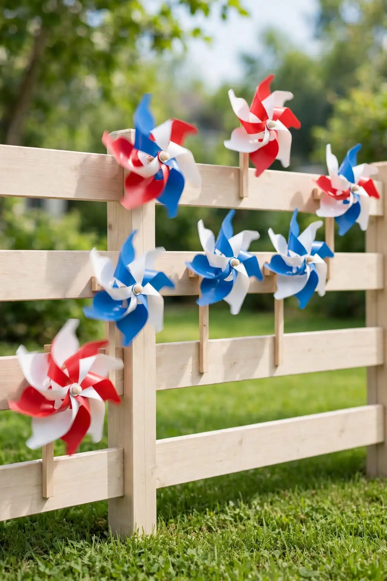 Pinwheel Fence Line