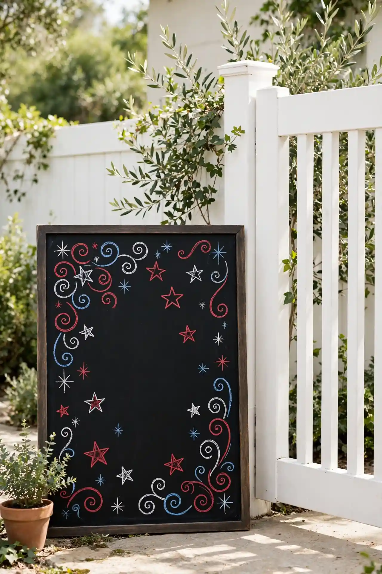 Chalkboard Welcome Sign