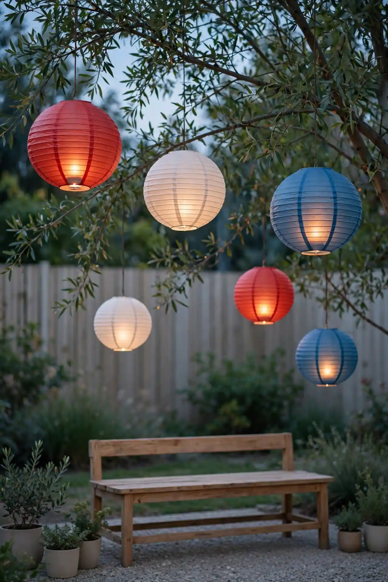 Hanging Paper Lanterns