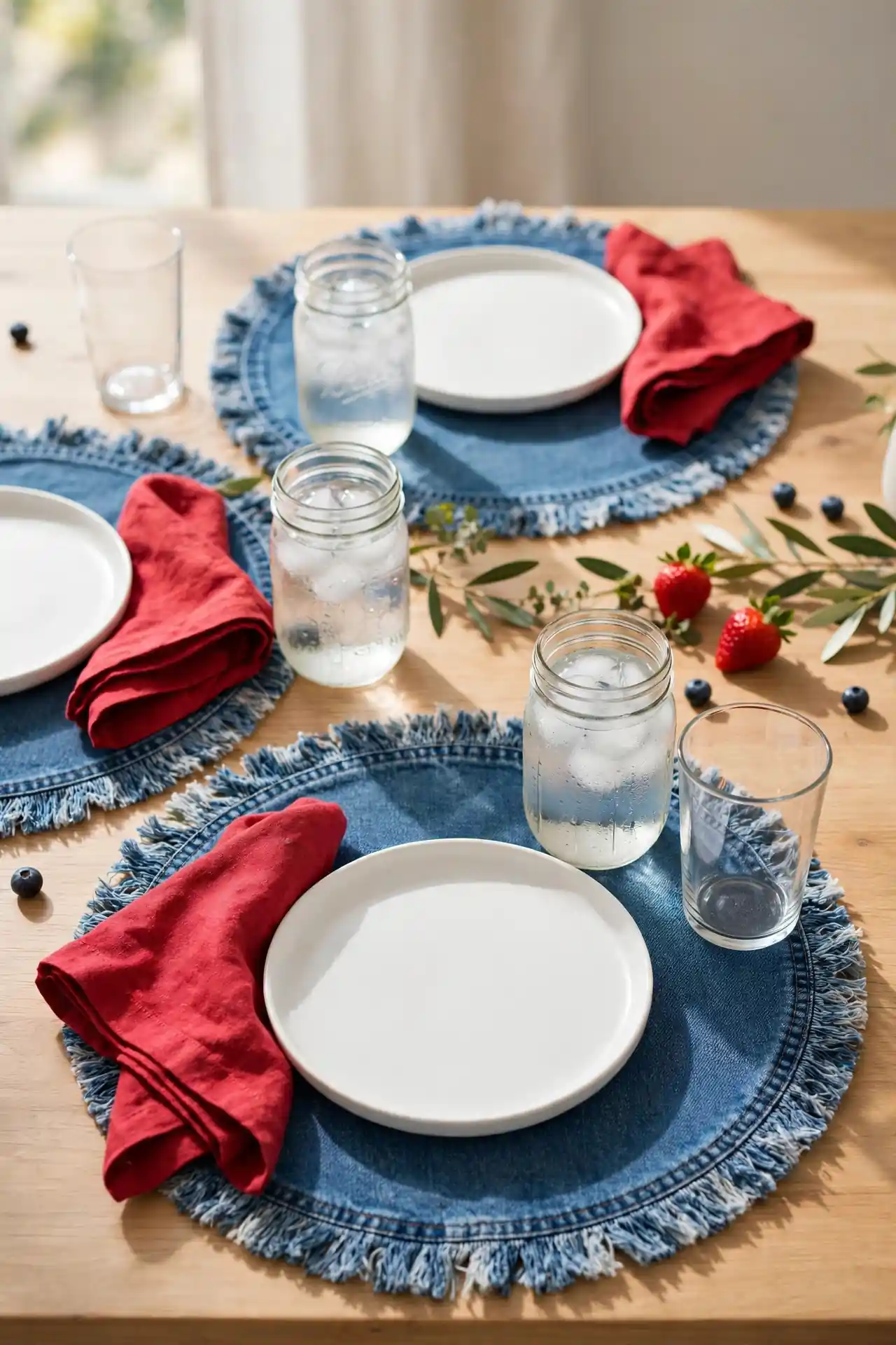 Denim Placemat Style