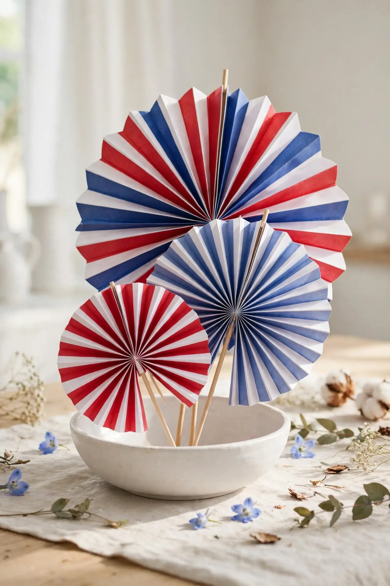 Layered Paper Fans