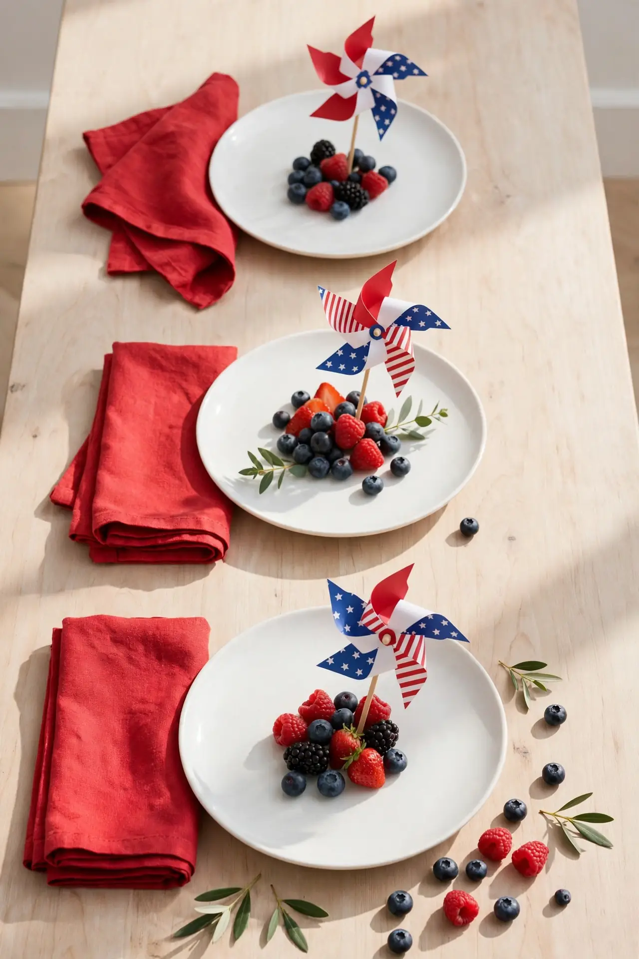 Pinwheel Place Settings
