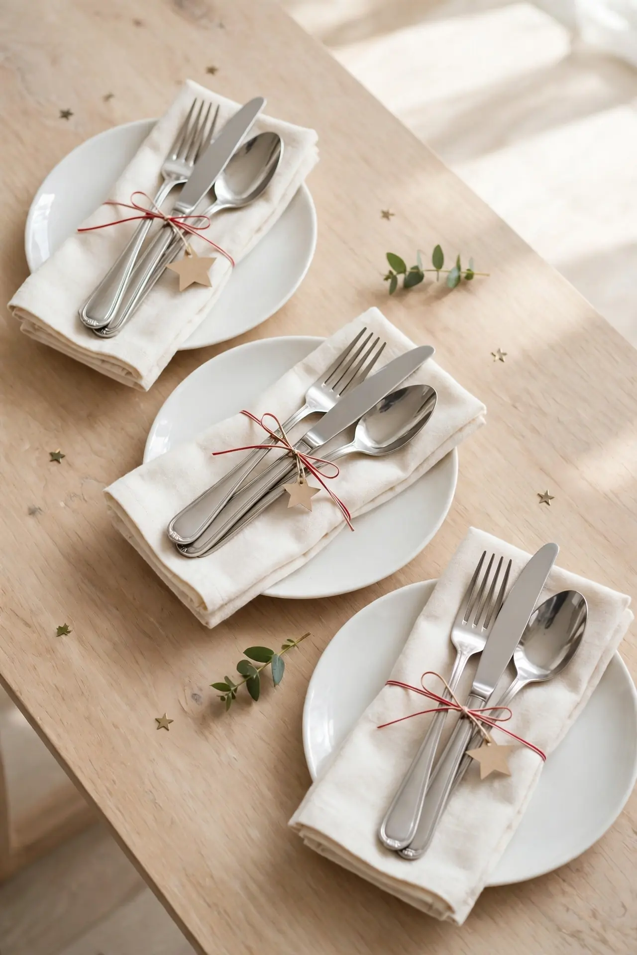 Ribbon Tied Silverware