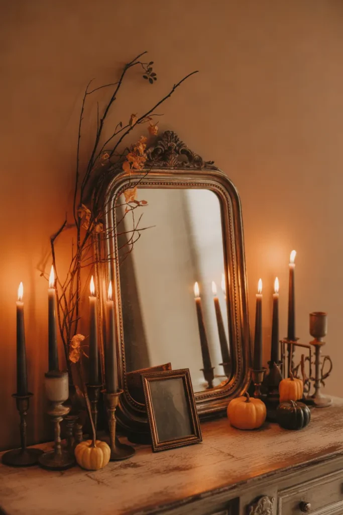 Antique Mirror Display