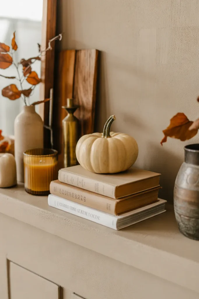 Autumn Book Stack
