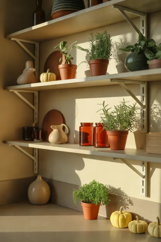 Autumn Herb Shelf