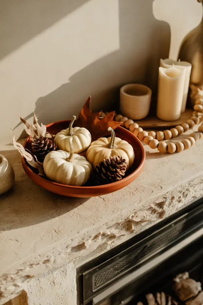 Burnt Orange Accent Bowl