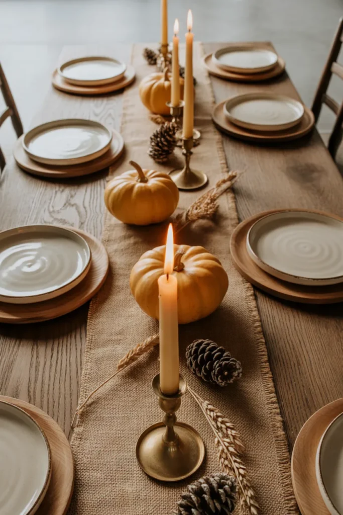 Candlelit Burlap