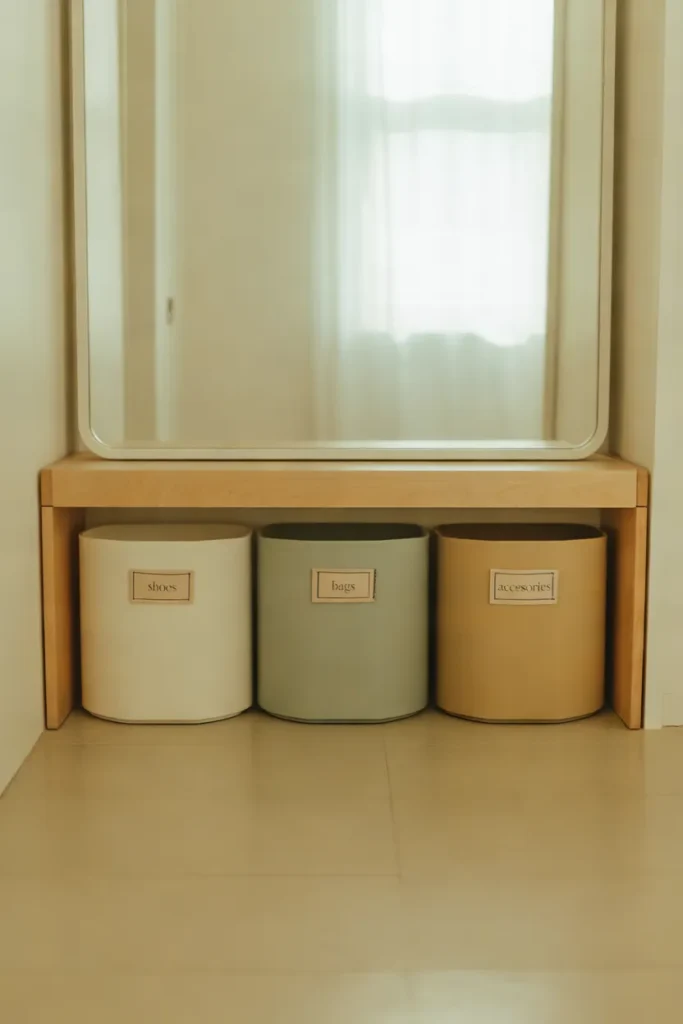 Color-Coded Storage Bins