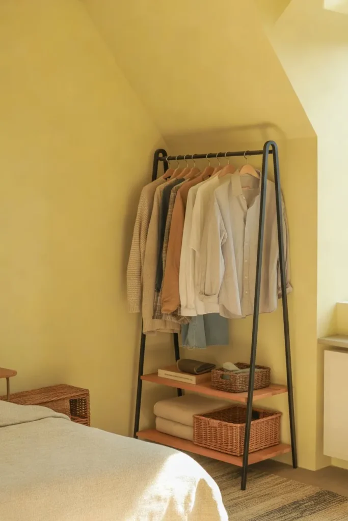 Corner Clothing Rack