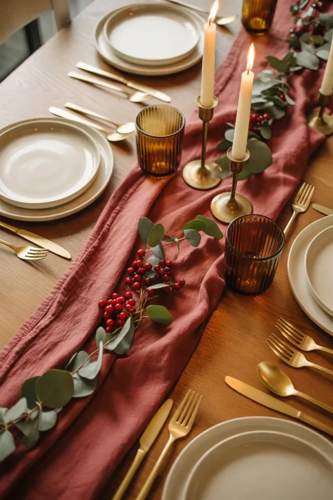 Cranberry Table Runner