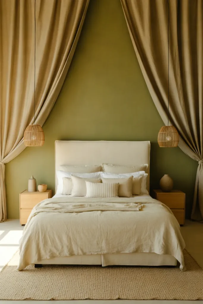 Cream Upholstered Headboard