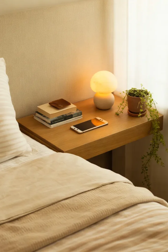 Floating Bedside Shelves