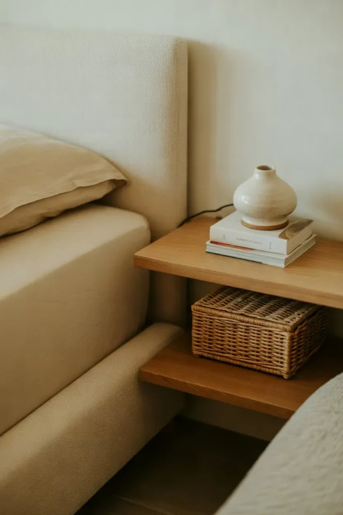 Floating Nightstand Shelves