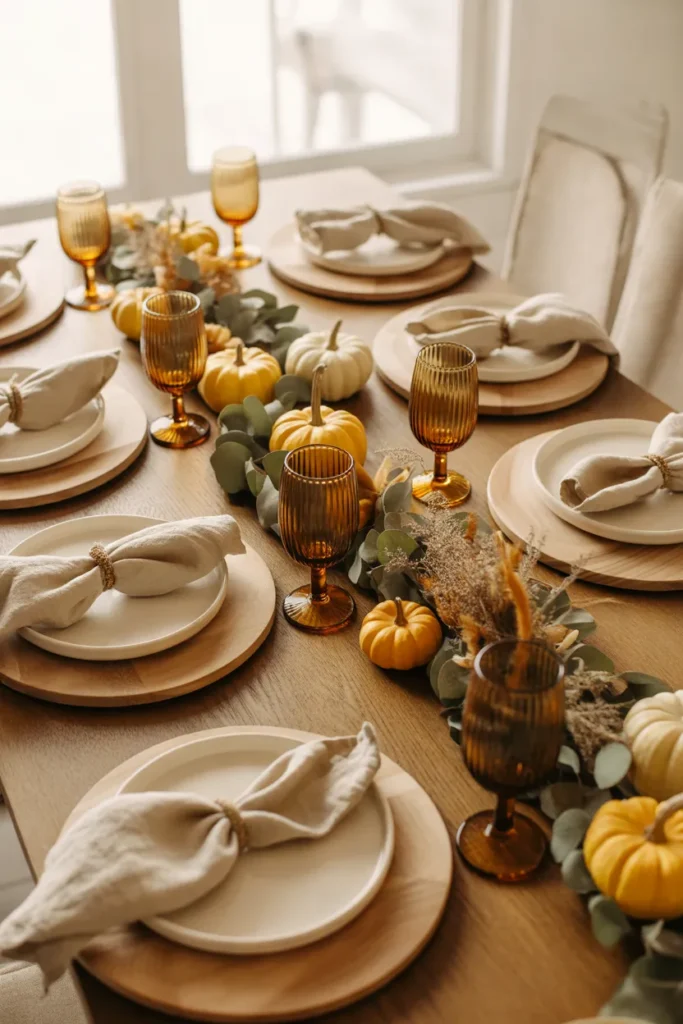 Folded Leaf Napkins