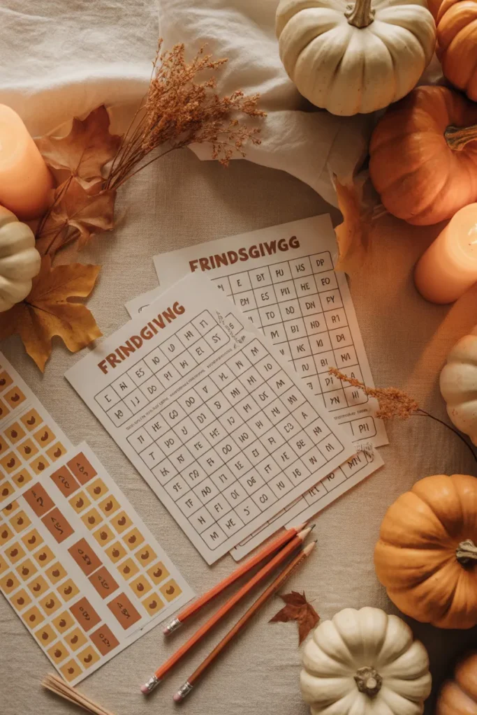 Friendsgiving Bingo
