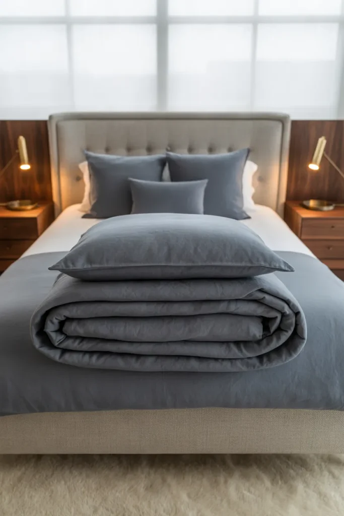 Gray Bedding Contrast