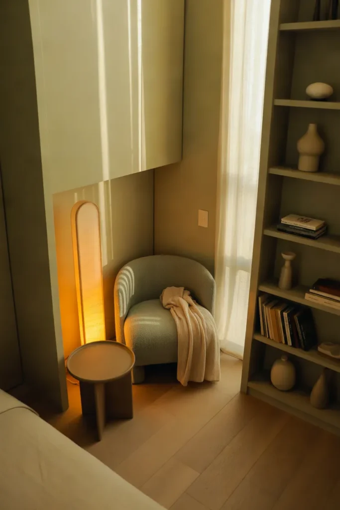 Gray Bedroom Nook