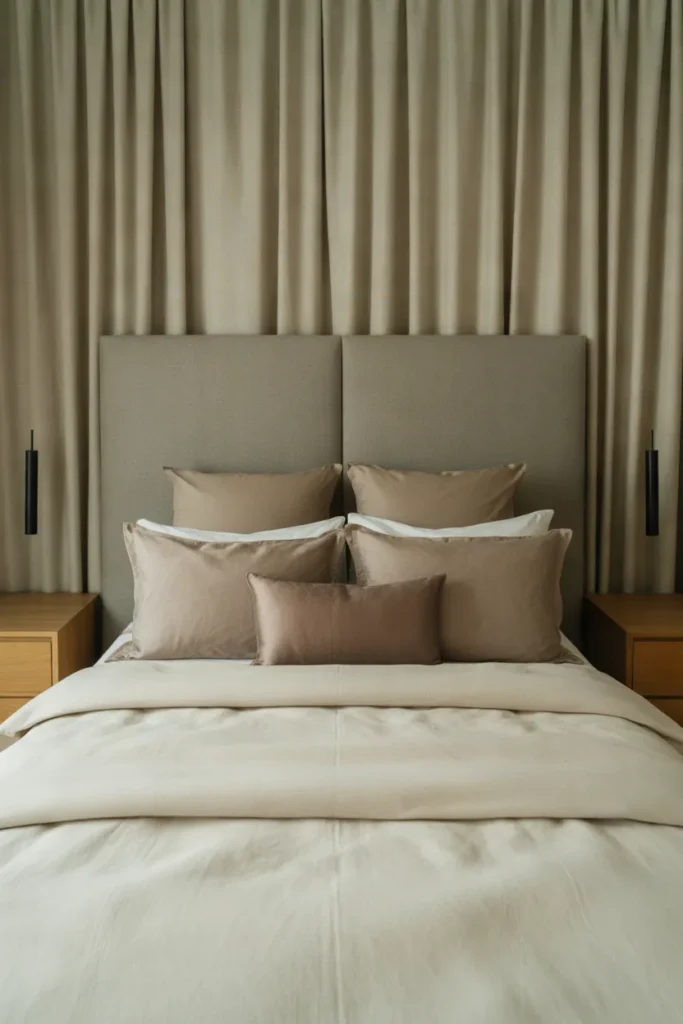 Gray Panel Headboard