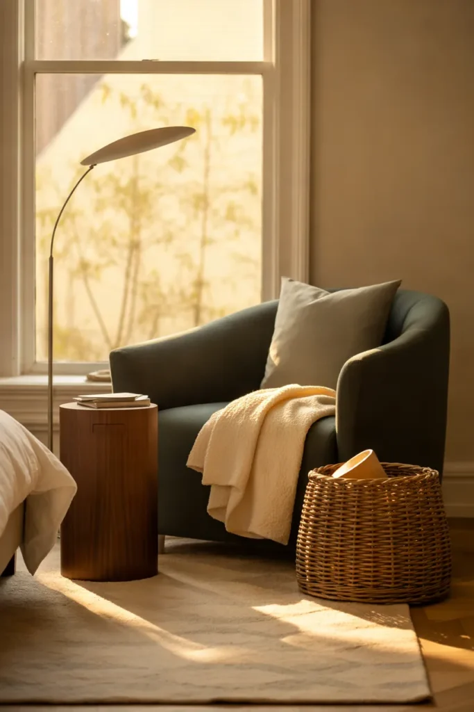 Gray Reading Corner