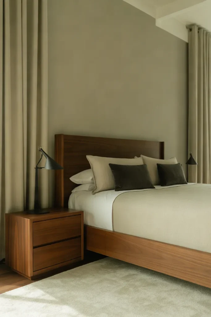 Gray, White, and Walnut