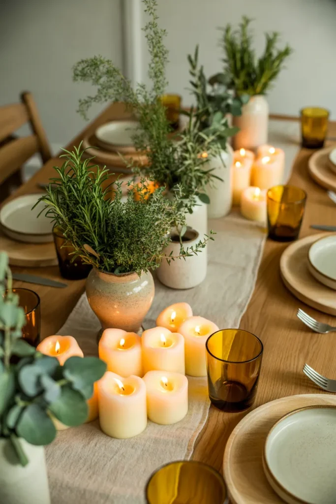 Herb-Filled Vases