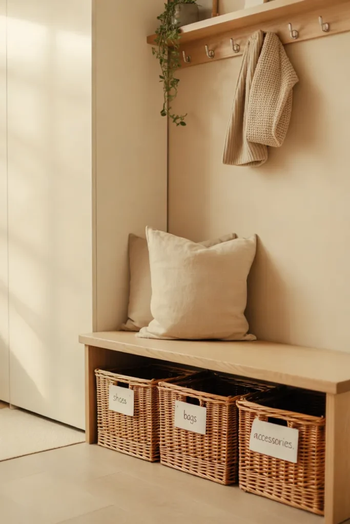 Labeled Drop Baskets