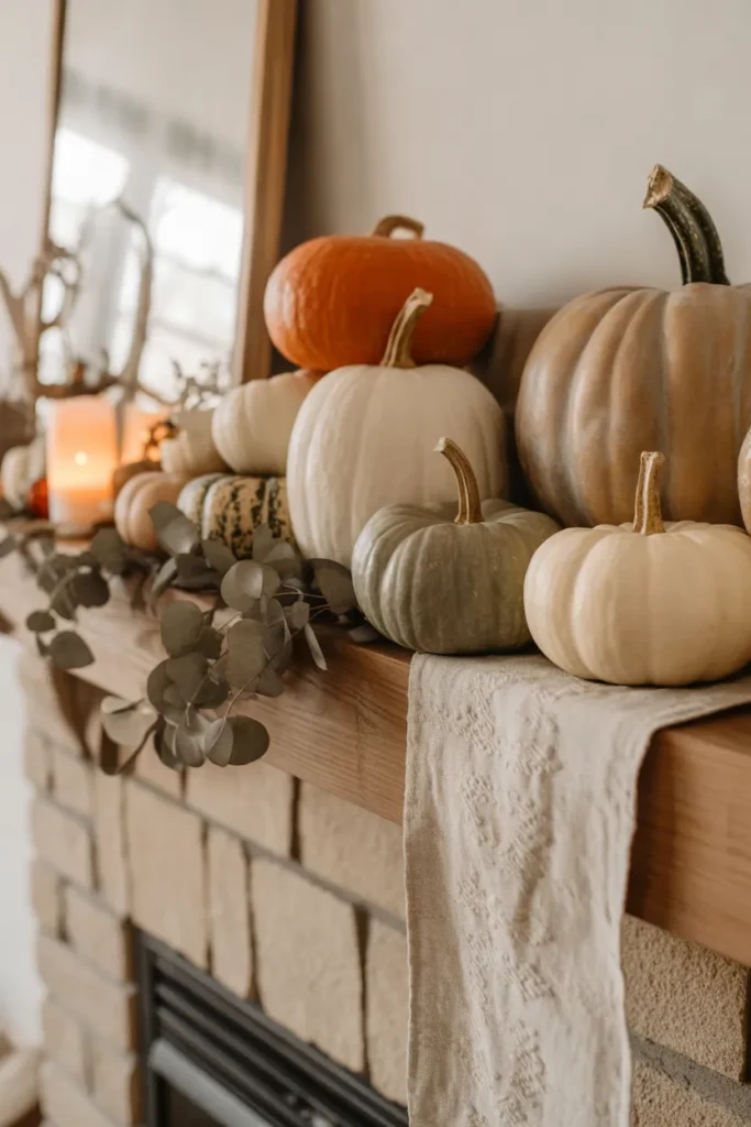Layered Pumpkin Display