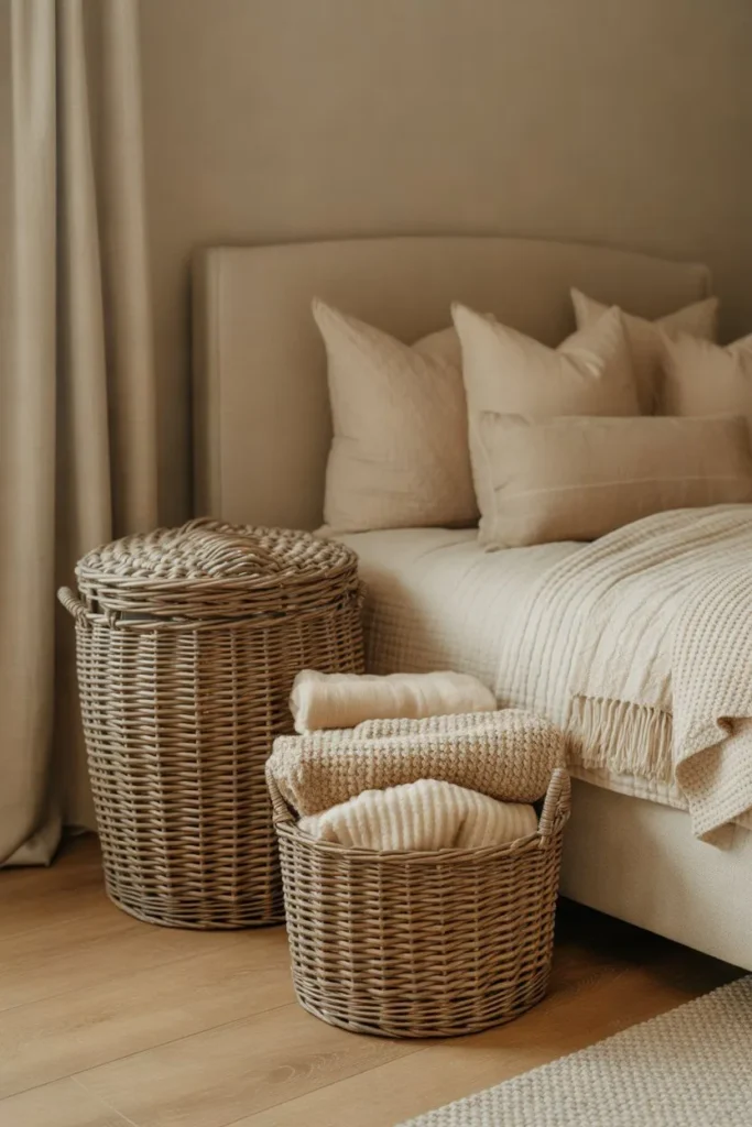 Lidded Blanket Baskets