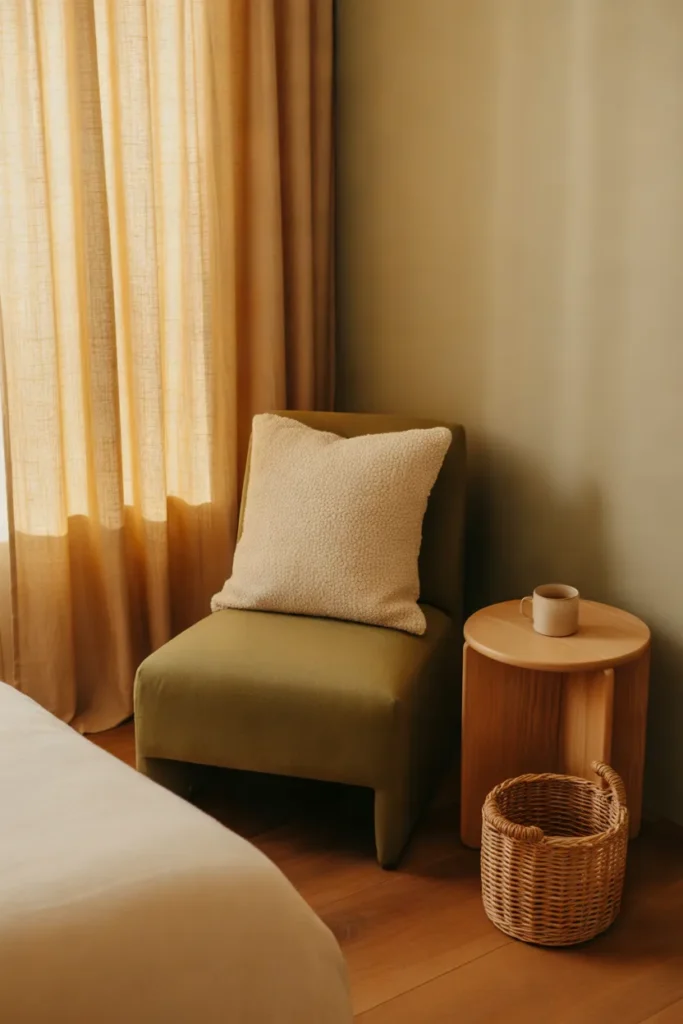 Olive Green Accent Chair