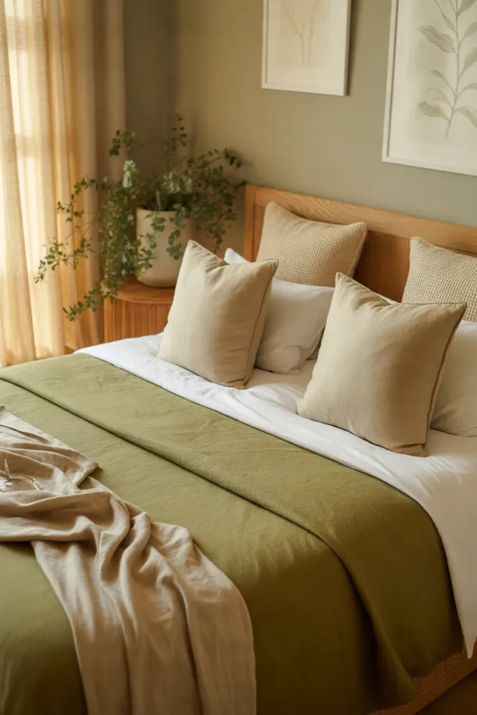 Olive Green Bedding
