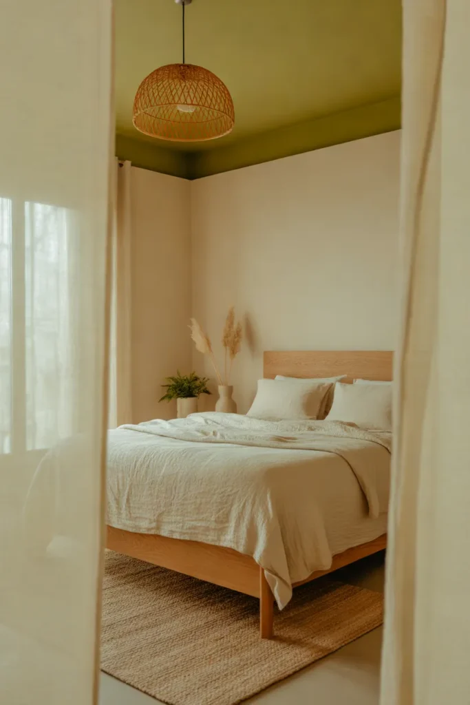Olive Green Ceiling