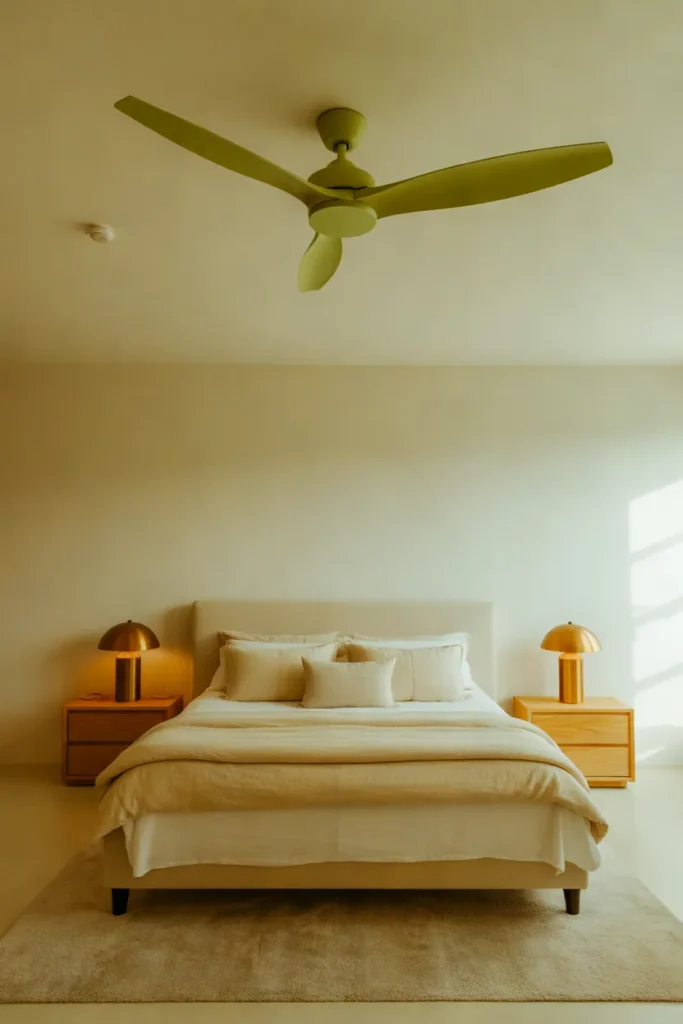 Olive Green Ceiling Fan