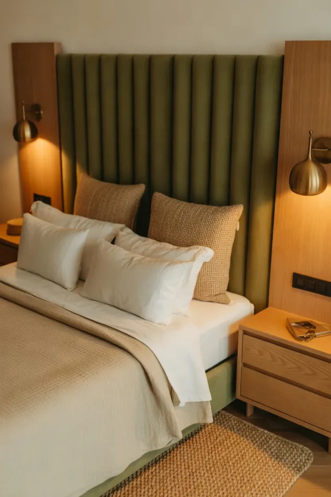 Olive Green Headboard