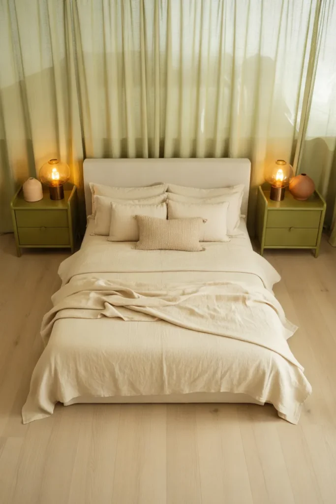 Olive Green Nightstands