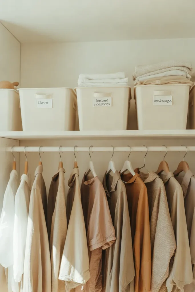 Overhead Closet Bins