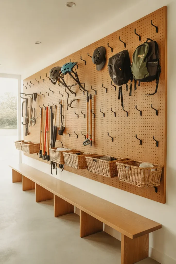 Pegboard Gear Wall